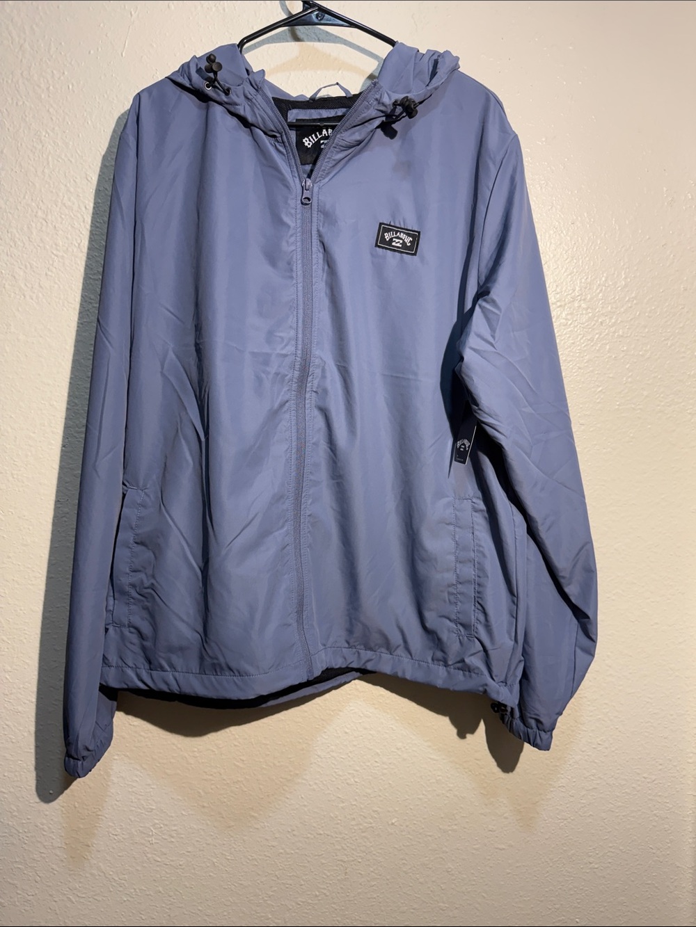 Billabong Hooded Windbreaker Jacket - Dusty Blue